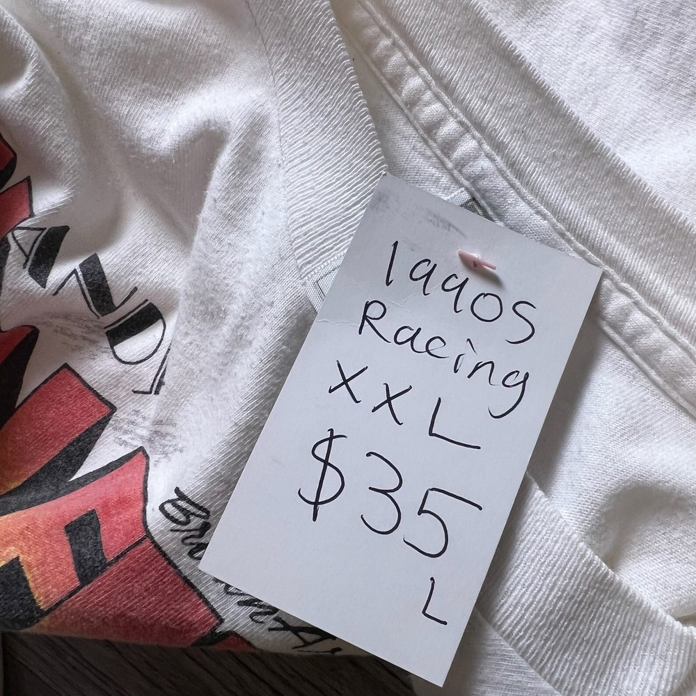 Fruit of the Loom Andy Hillenburg Racing T-Shirt Mens XXL White STP Sprint Car - Picture 10 of 10
